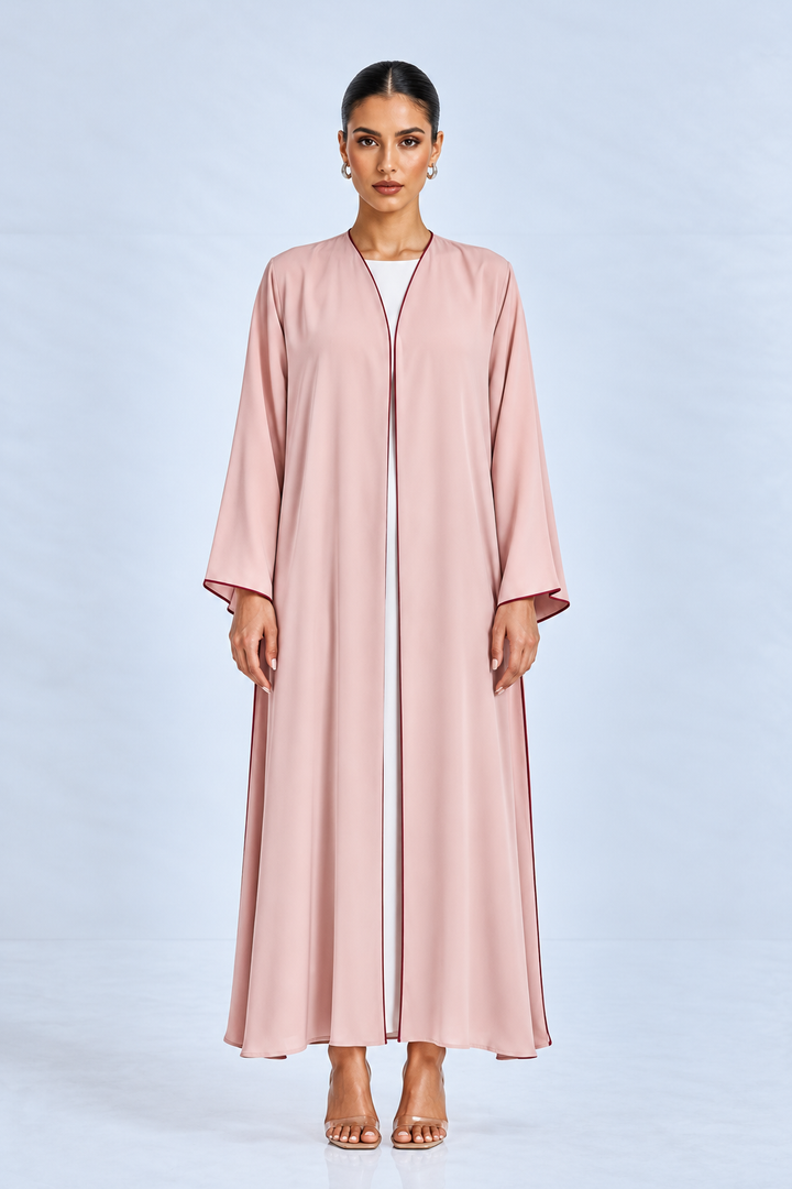 Blush Pink Pico Abaya