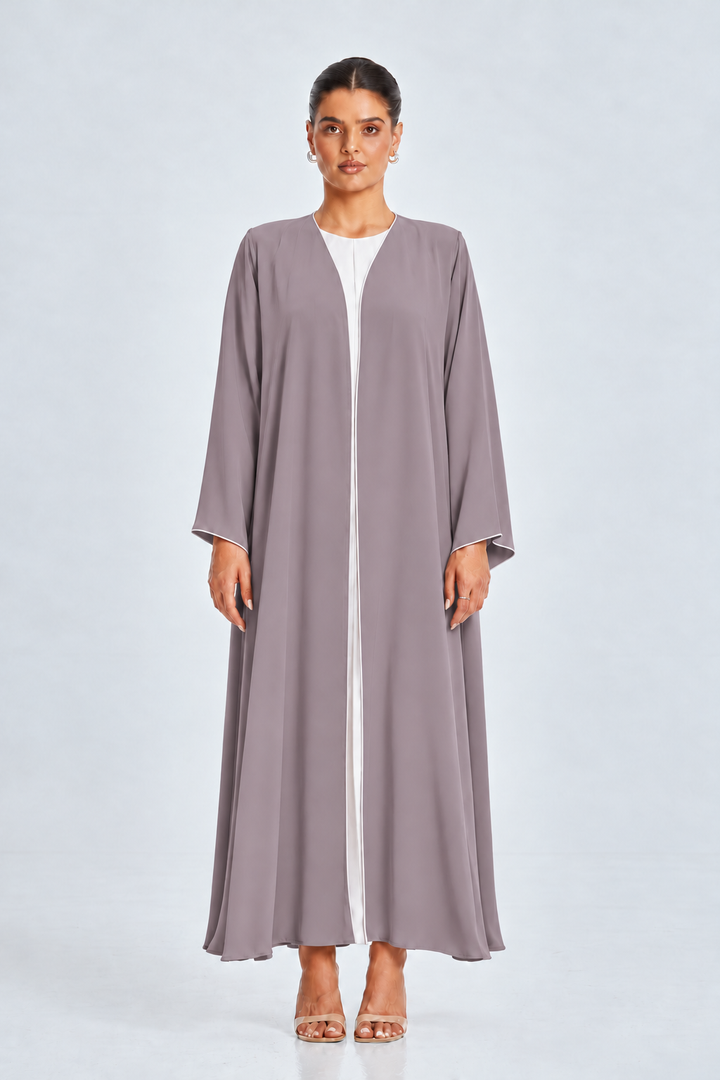 Dusty Mauve Pico Abaya