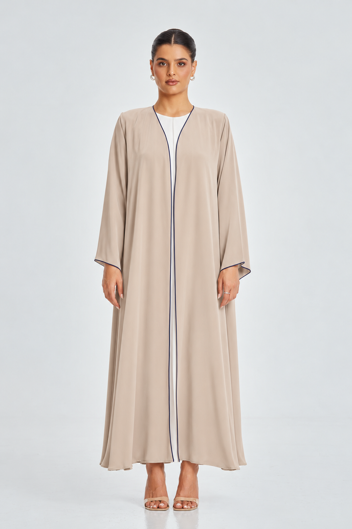 Beige Pico Abaya