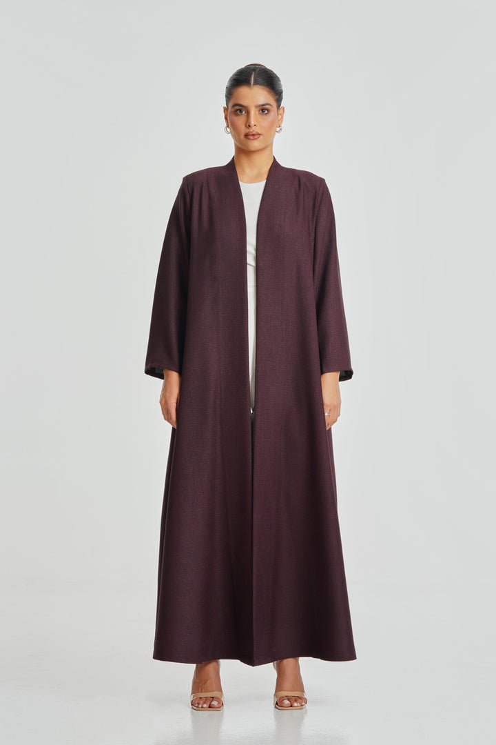 Burgundy Muse Abaya