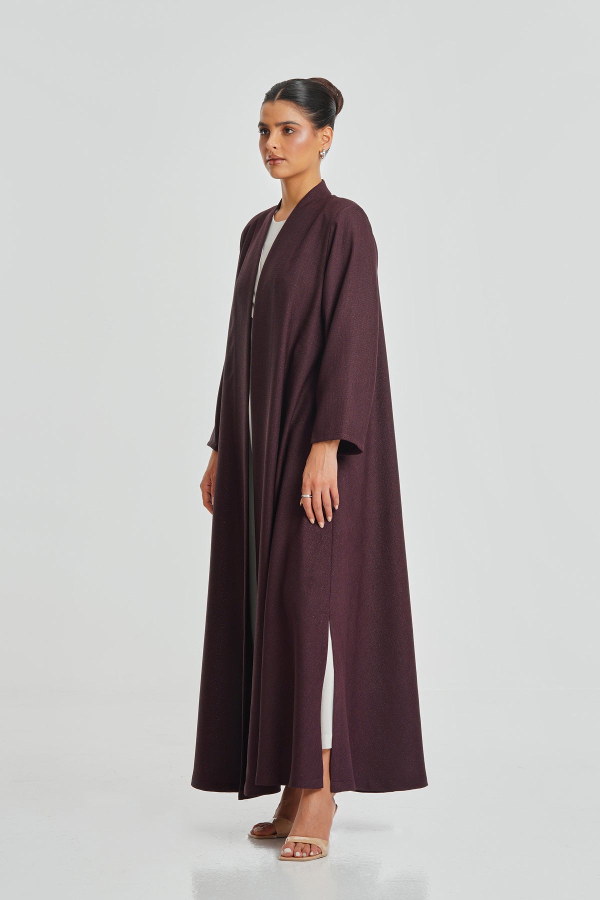 Burgundy Muse Abaya