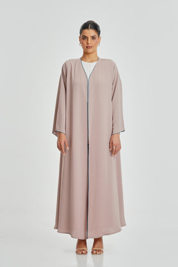 Rose Blue Abaya