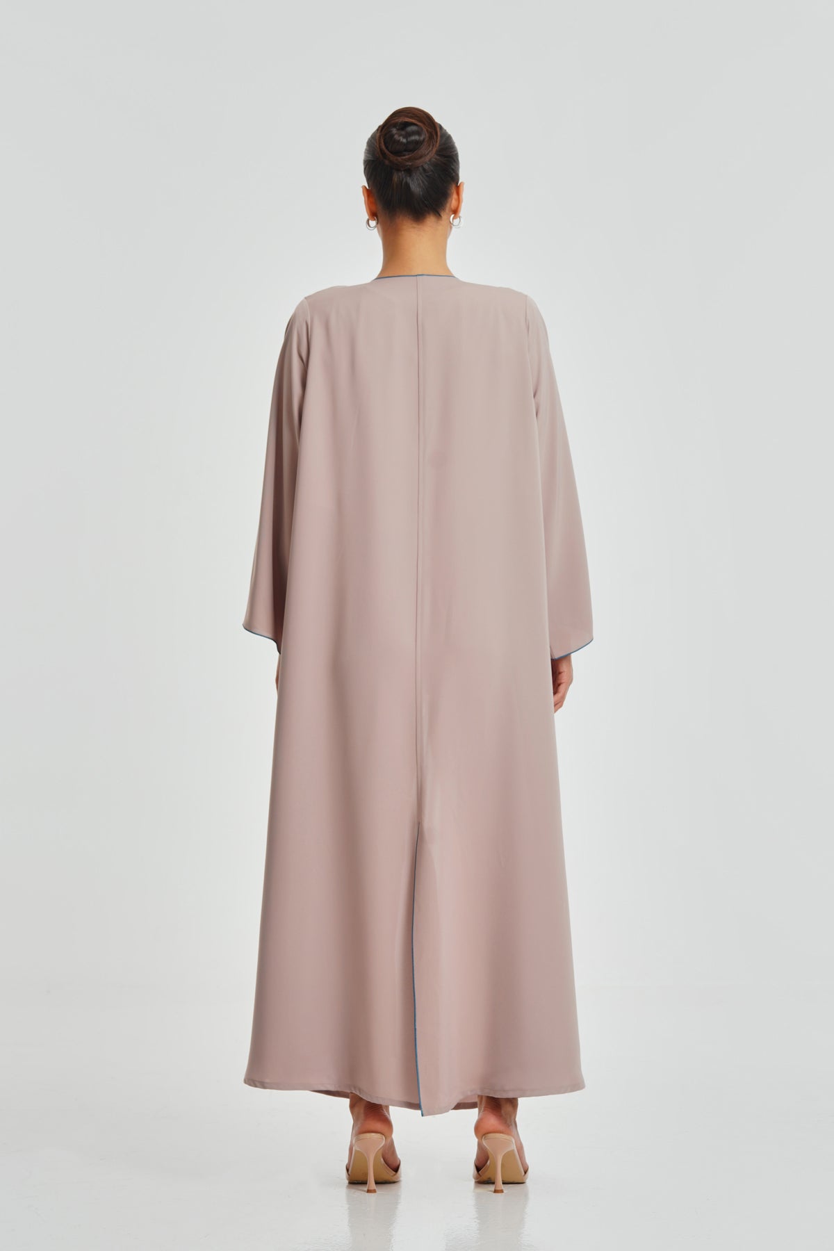 Rose Blue Abaya