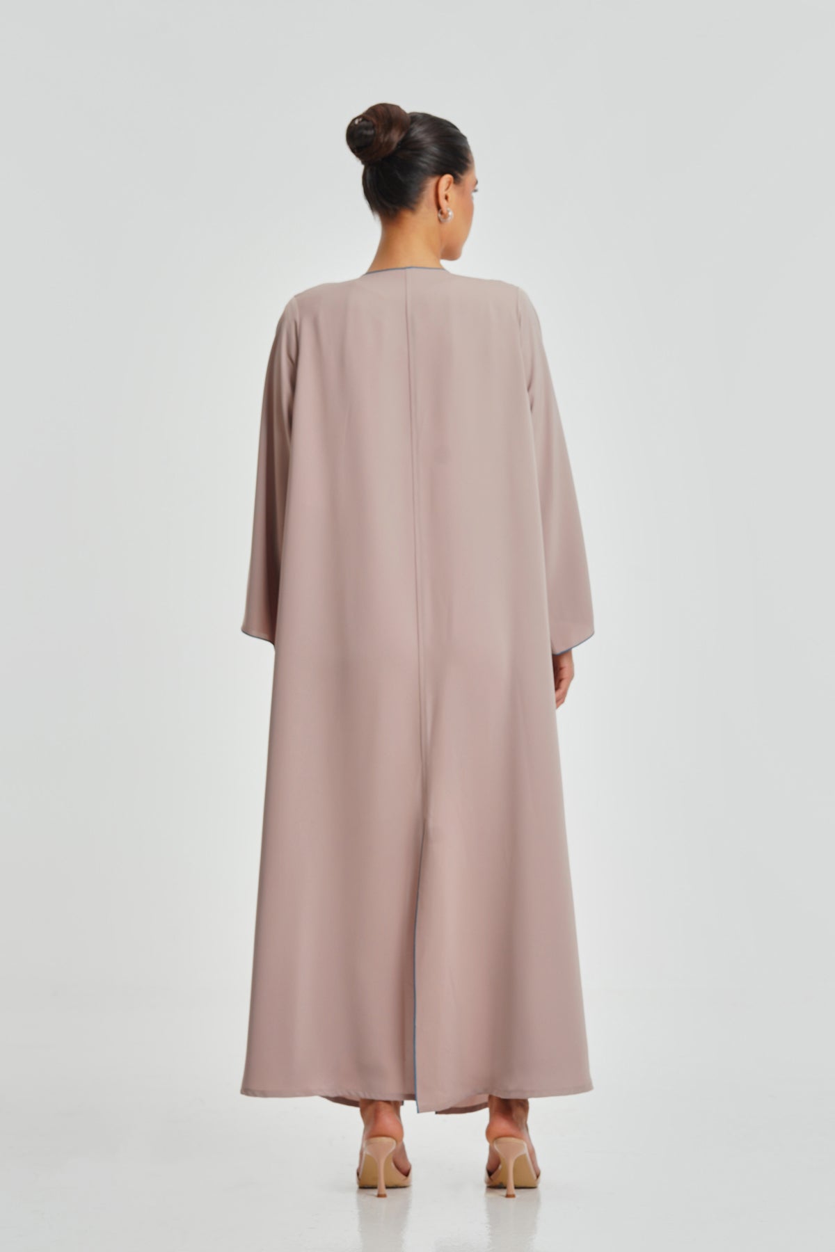 Rose Blue Abaya