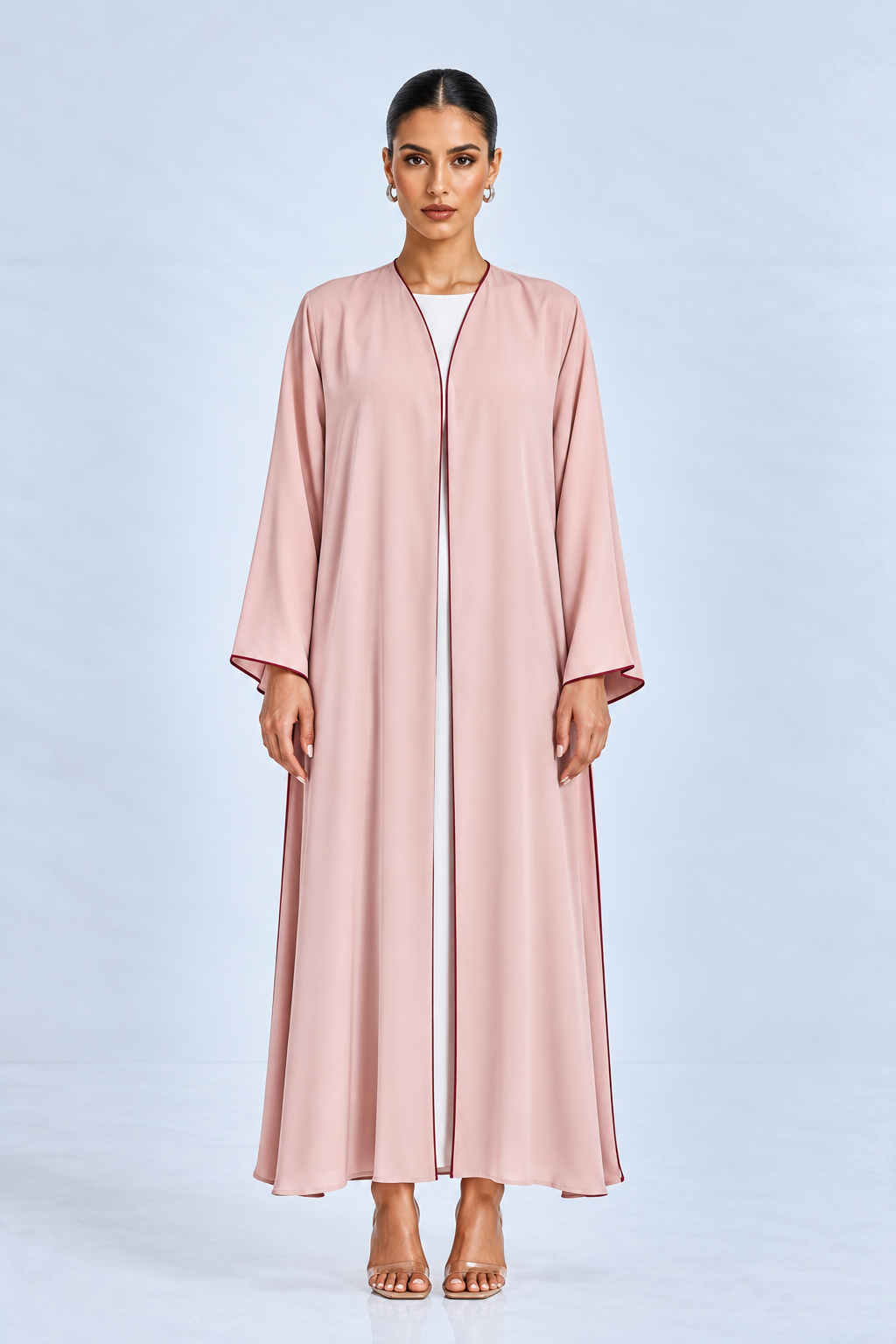 Blush Pink Pico Abaya