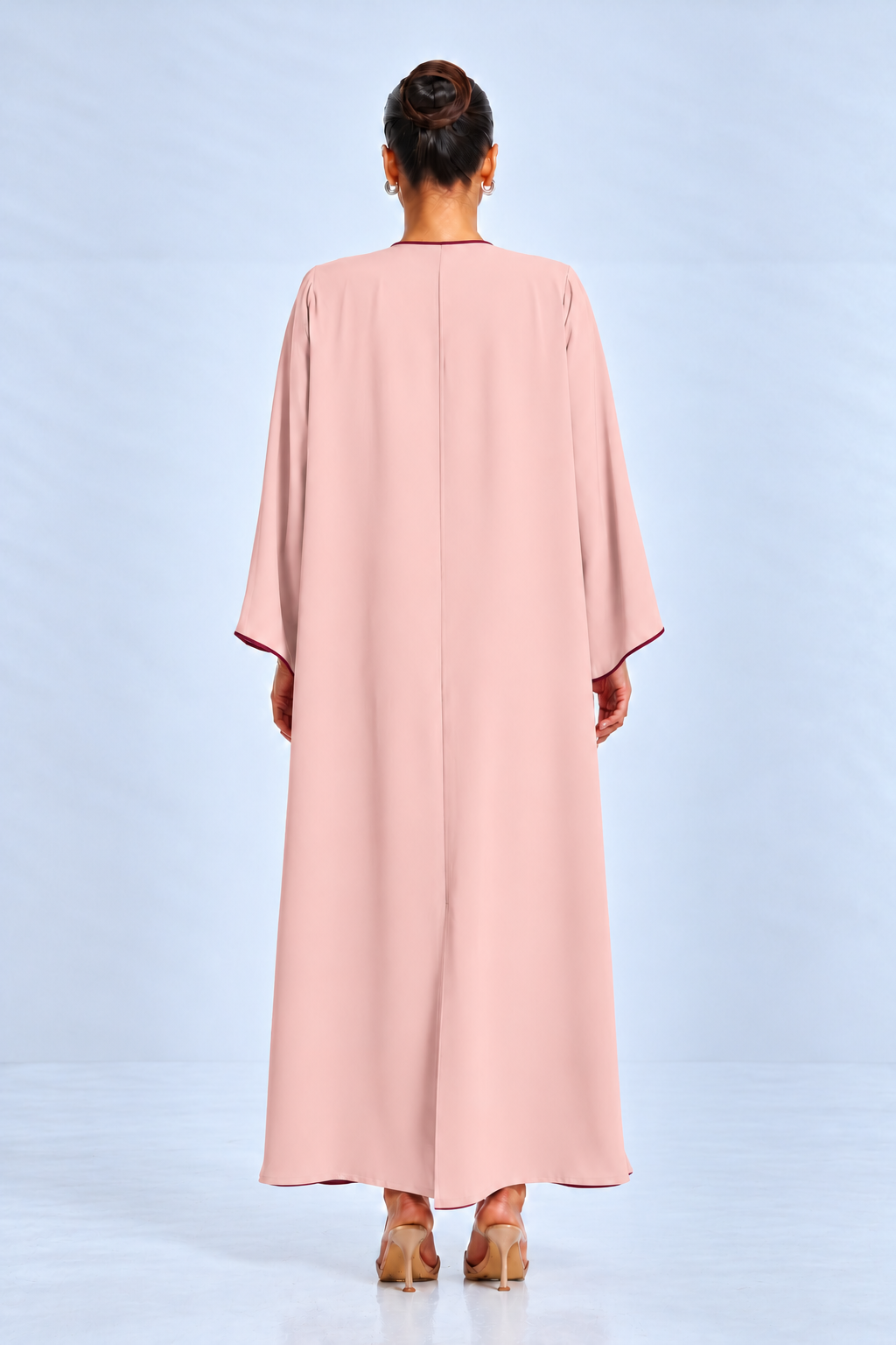 Blush Pink Pico Abaya