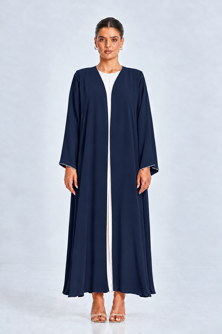 Deep Navy Pico Abaya
