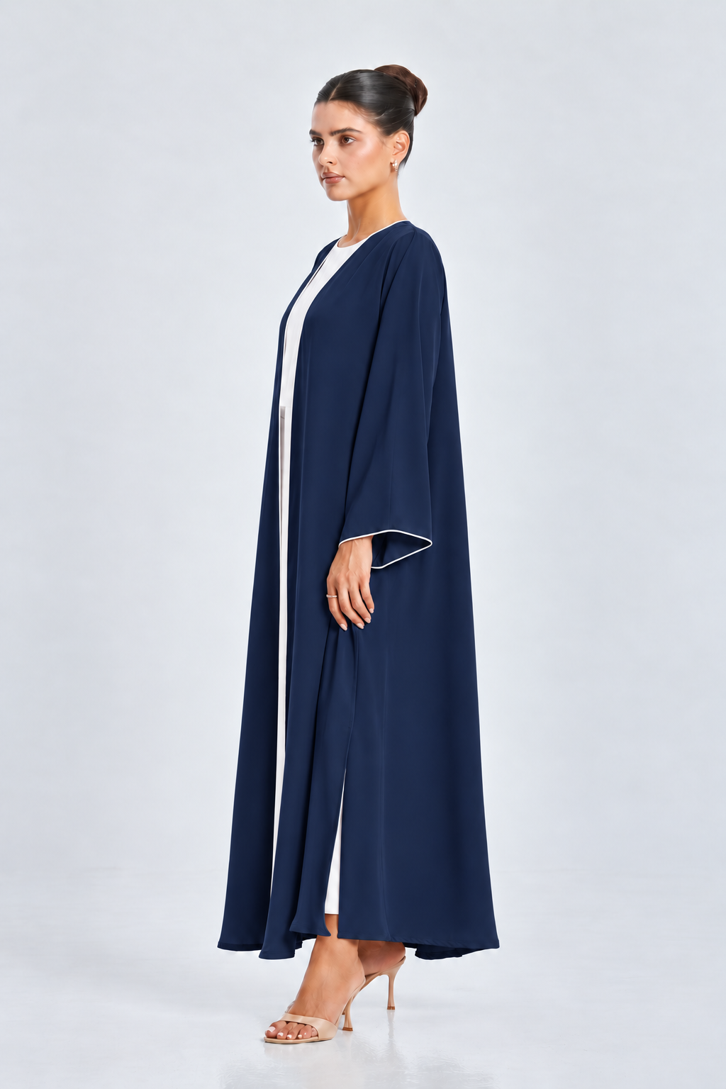 Deep Navy Pico Abaya