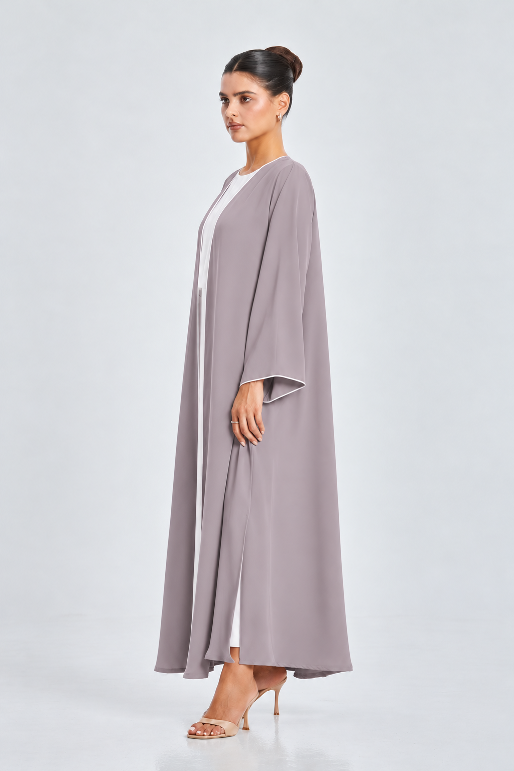 Dusty Mauve Pico Abaya