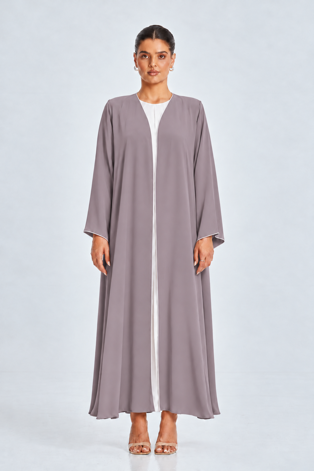 Dusty Mauve Pico Abaya