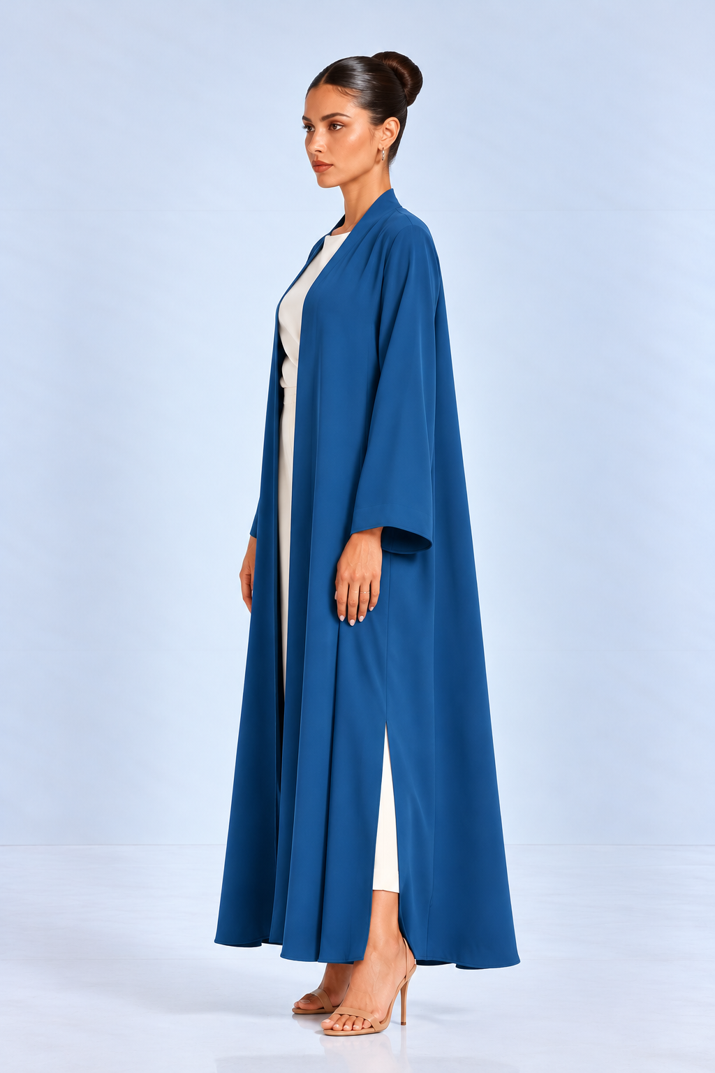 Royal Blue Classic Abaya