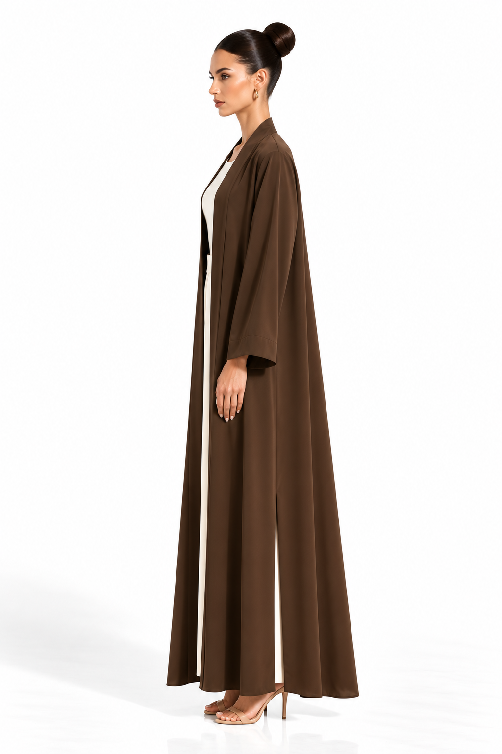 Dark Brown Classic Abaya