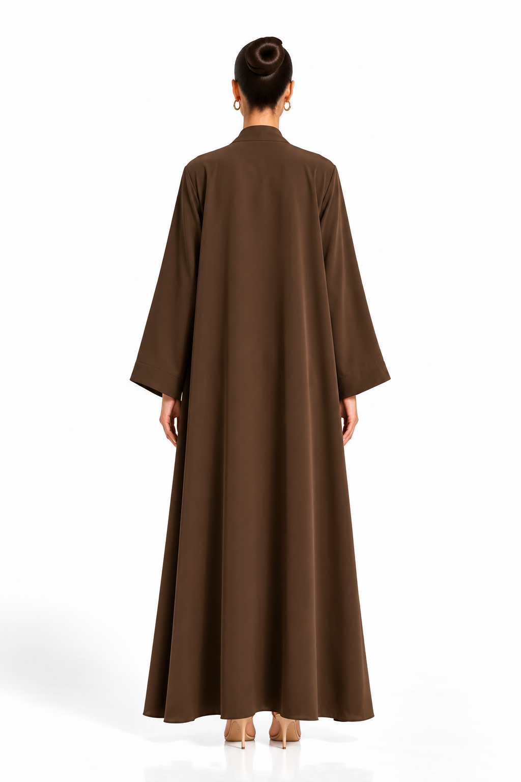 Dark Brown Classic Abaya