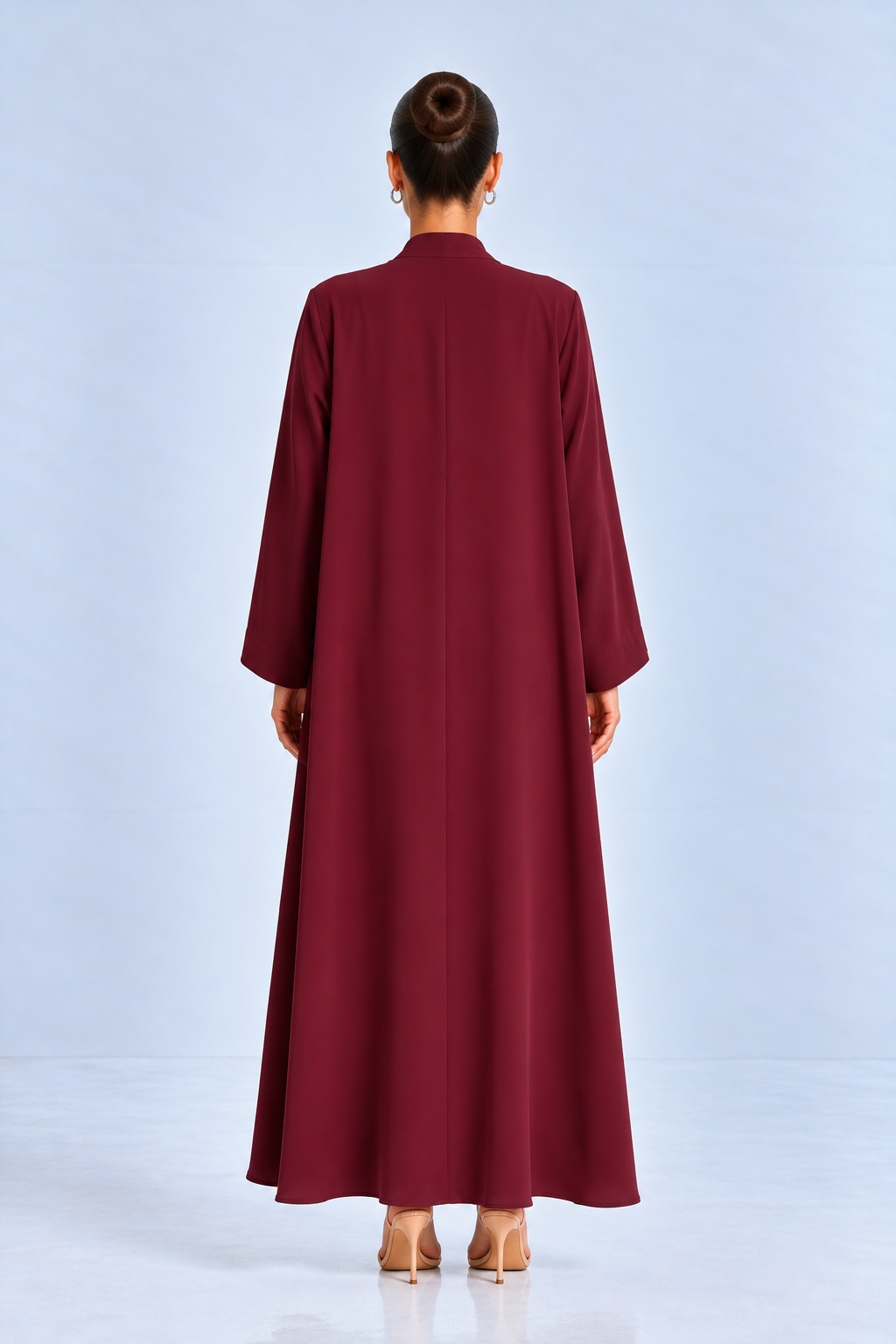 Maroon Classic Abaya
