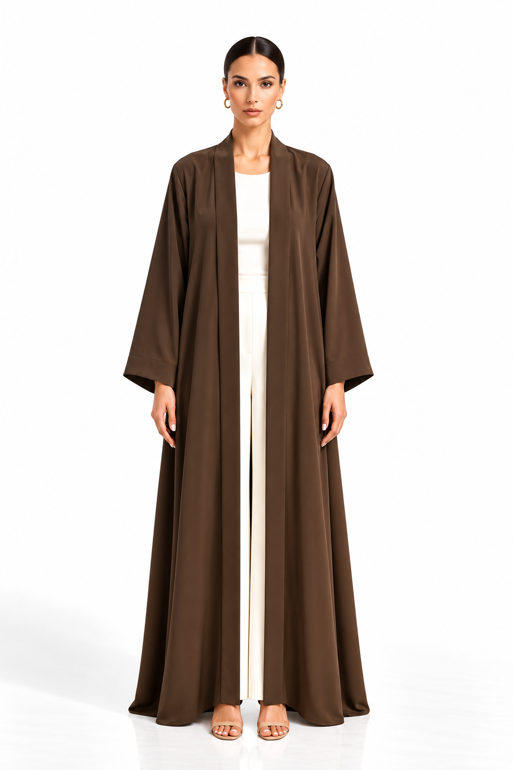 Dark Brown Classic Abaya