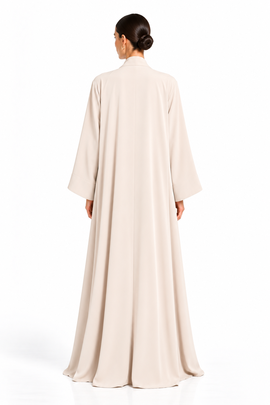 Off White Classic Abaya