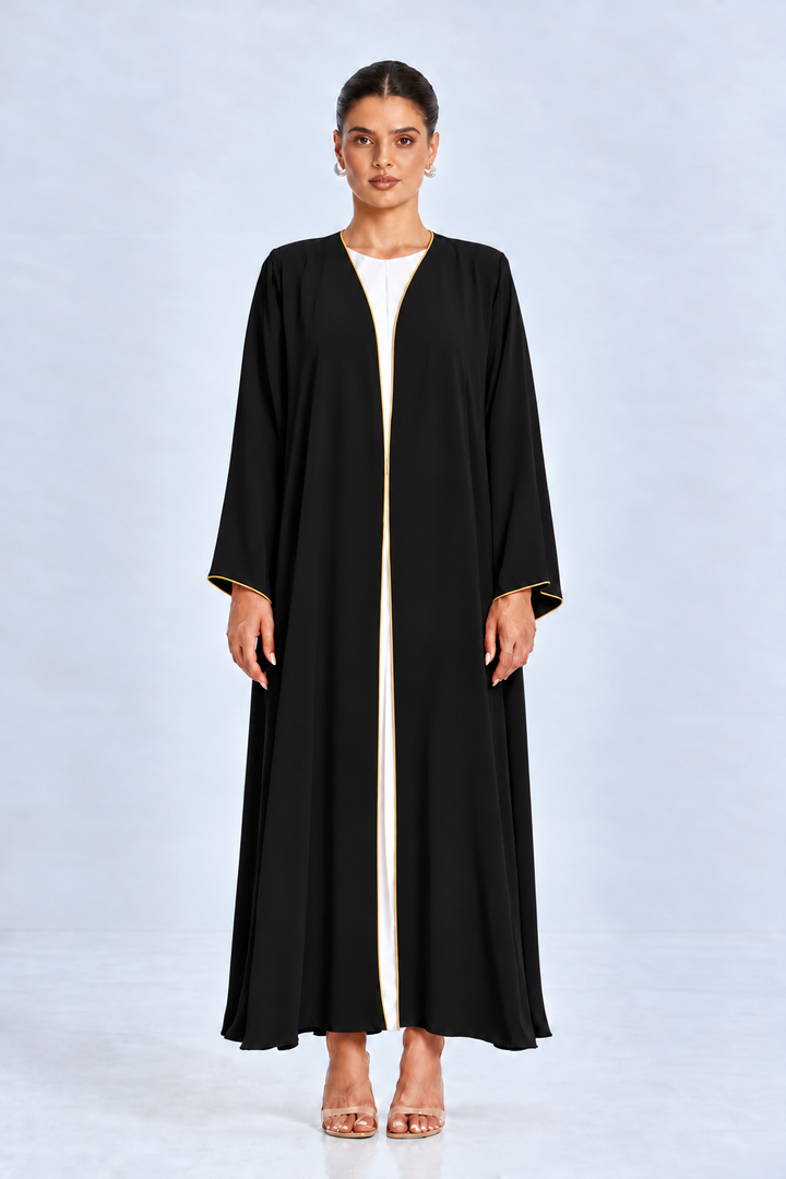 Black Pico Abaya