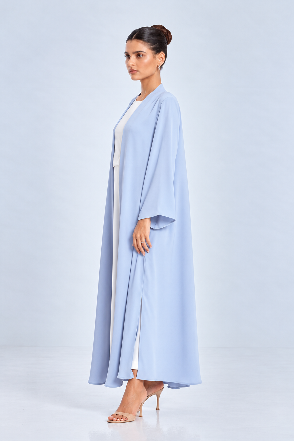 Baby Blue Classic Abaya