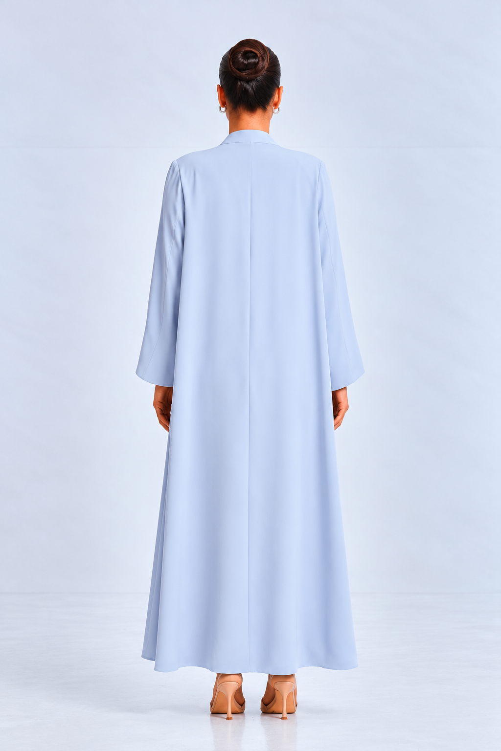 Baby Blue Classic Abaya