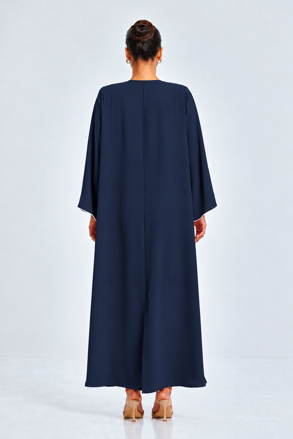 Deep Navy Pico Abaya