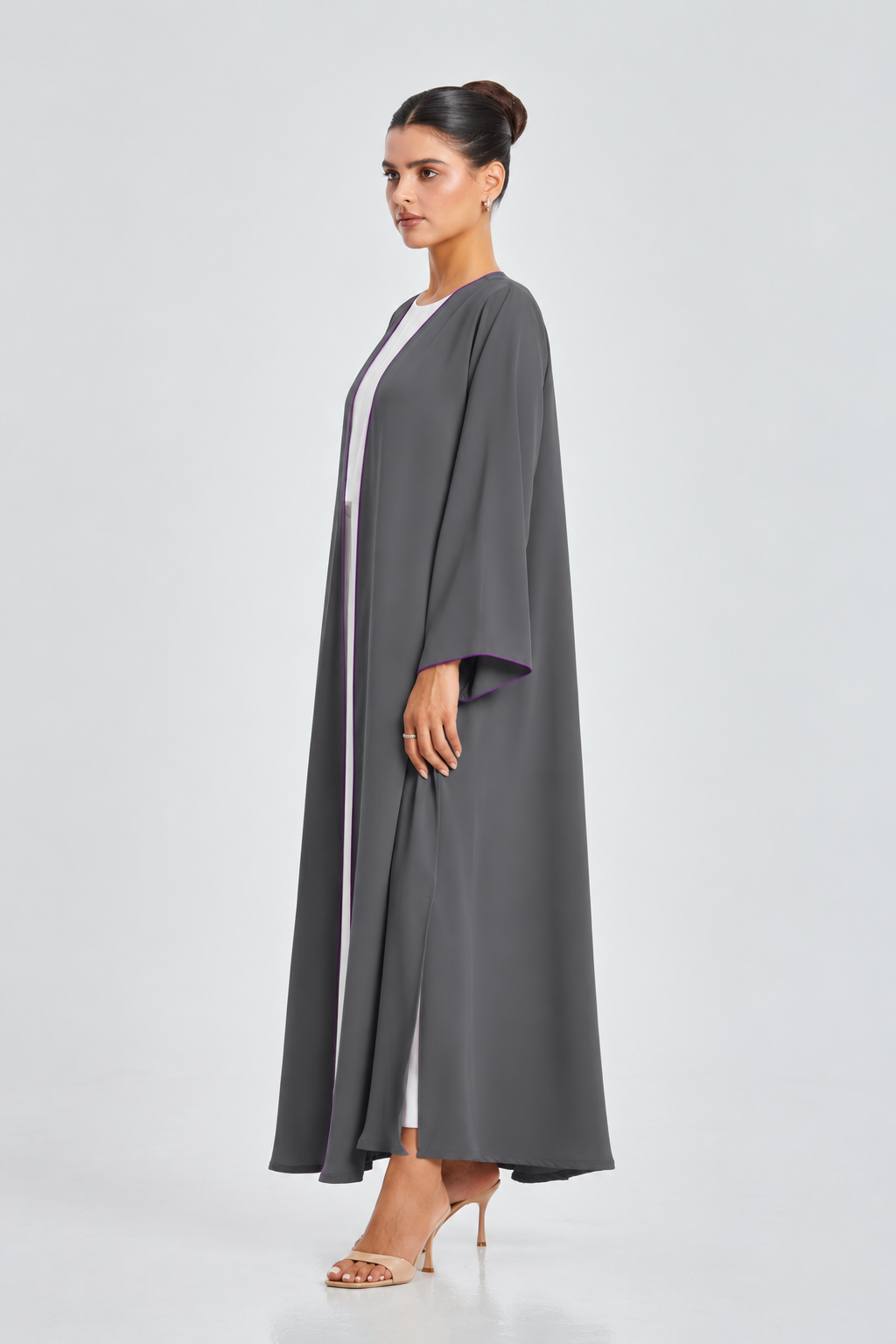 Grey Pico Abaya
