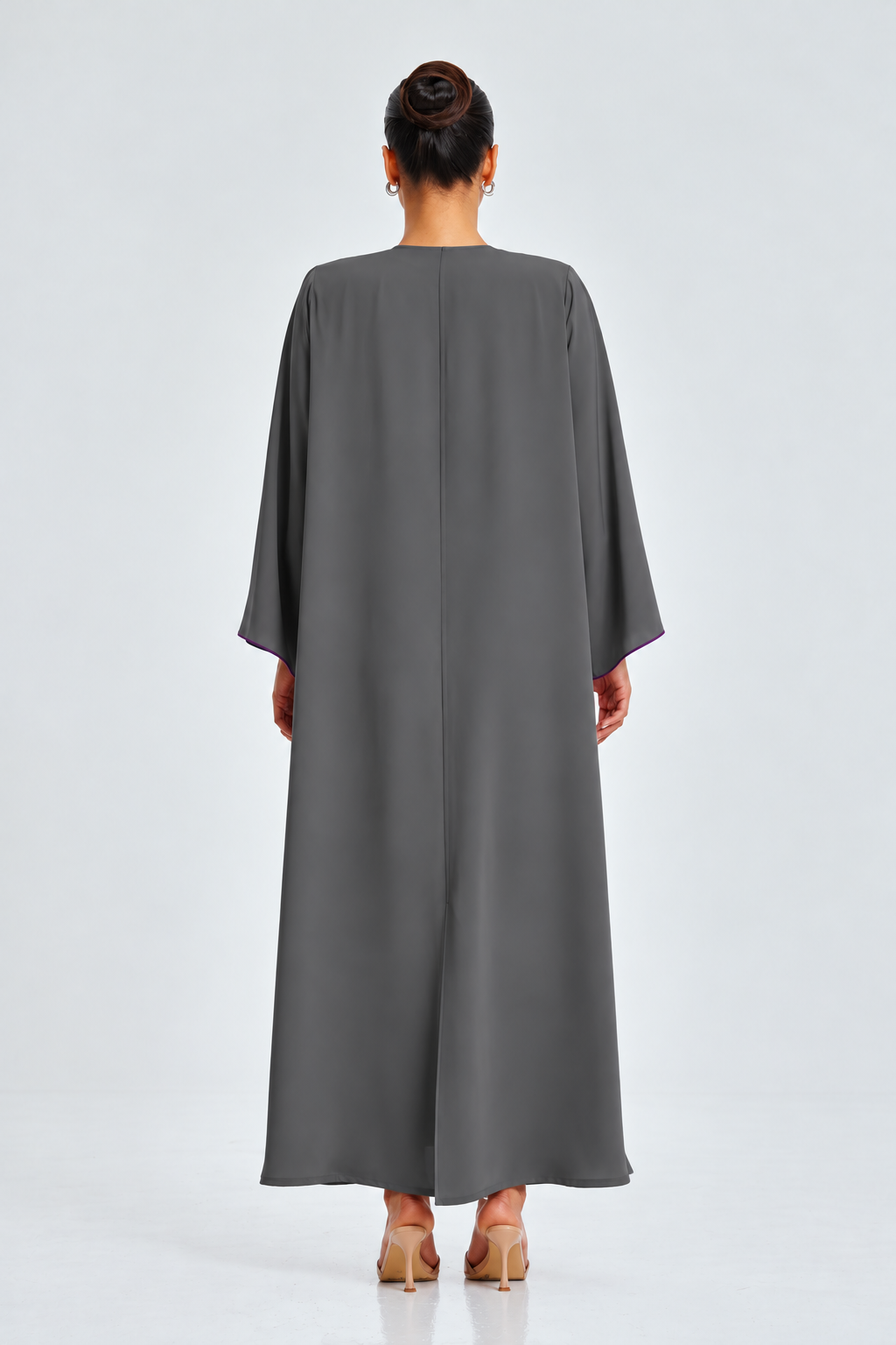 Grey Pico Abaya
